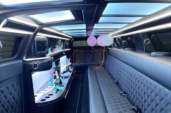 Grand Prairie Limousine Interior