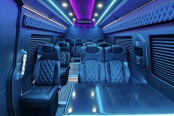 Grand Prairie Sprinter Bus Interior