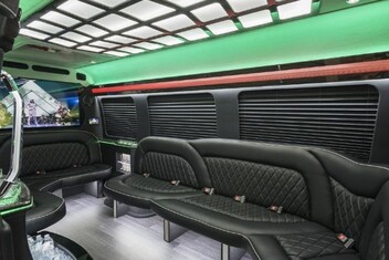 Grand Prairie Sprinter Party Bus Interior
