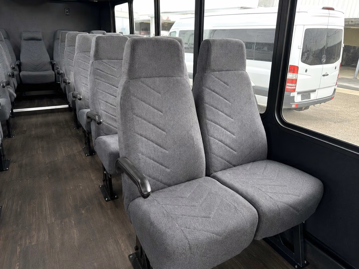 18 passenger minibus interior