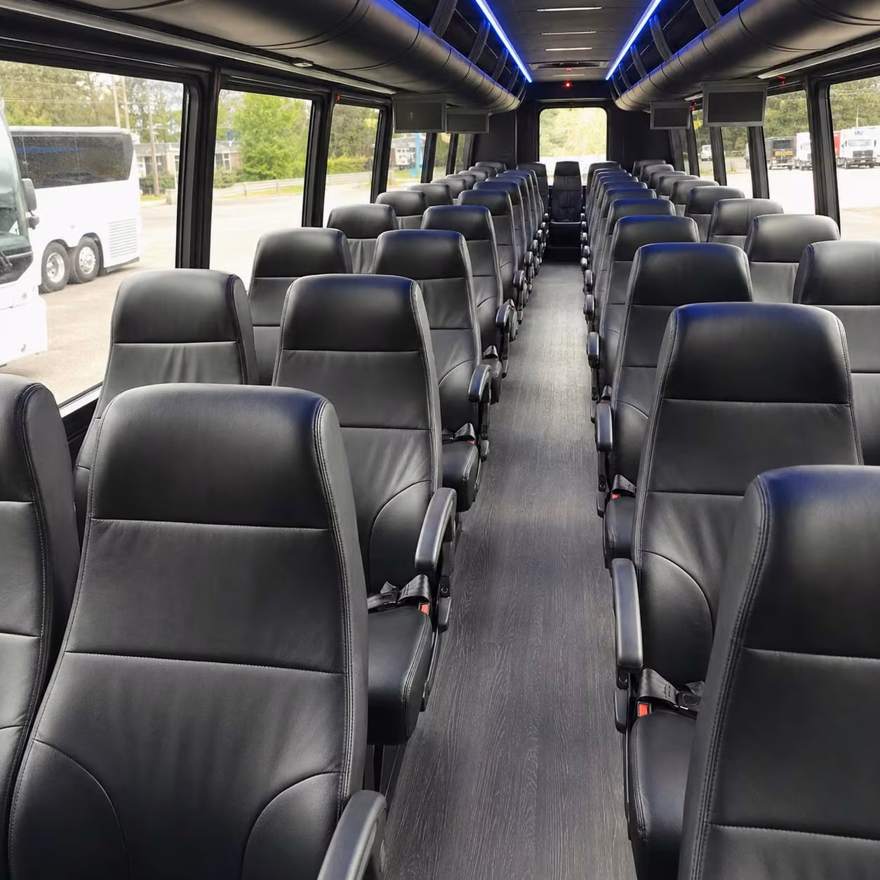 30 passenger minibus inside