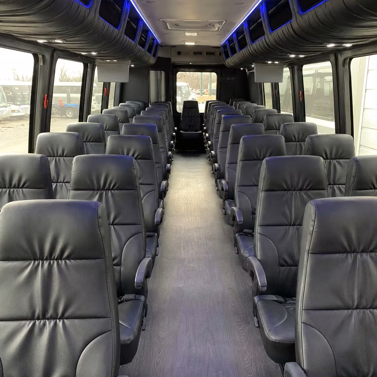35 passenger minibus inside